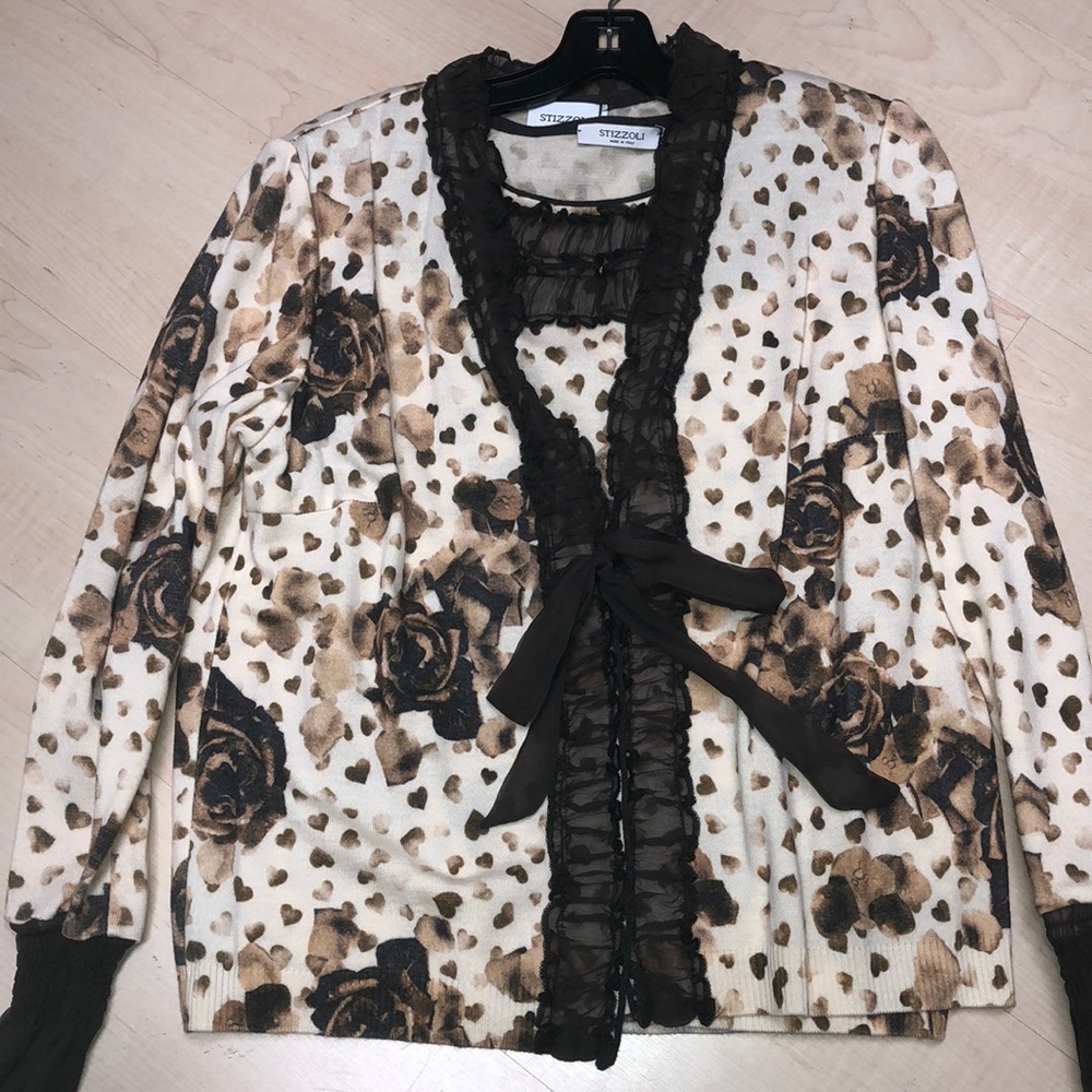 NEW stizzoli sweater set sz 48/12